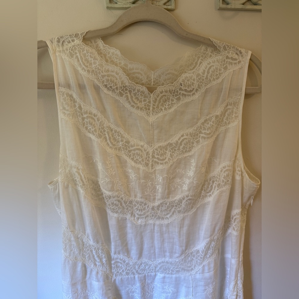 Dôen Heirloom Evanora Dress — Salt - Picture 4 of 8